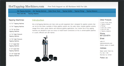 Desktop Screenshot of hottapping-machine.com